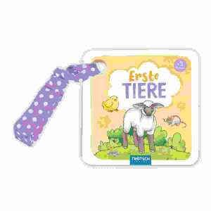 Buggybuch Erste Tiere 10 Seiten, Pappbilderbuch ab 9 Monaten,