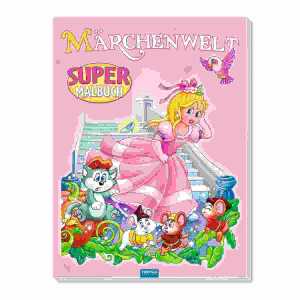 Supermalbuch Märchenwelt 48 Seiten, Softcover, ab 3 Jahren