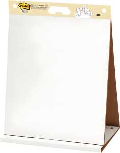 Post-it Meeting Chart Table Top, 508 mm x 584 mm, 20 Blatt, weiß