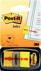 Index Haftstreifen, 25,4mm x 43m, Ausrufezeichen