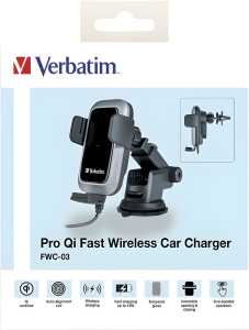 Fast Wireless Charger FWC-03, Autohalterung für Smartphones,