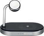 Verbatim Induktionsladegerät 3-in-1 USB-A...