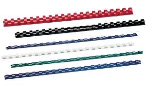 GBC Plastikbinderücken CombBind, DI N A4, 8 mm, weiß (5928194)