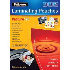 Laminierfolie DIN A4, matt, 125 micron, 1 Pack = 100 Stück