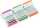Post-it Index strong 25,4 x 38 mm, sortiert, 3 x 22 Streifen,