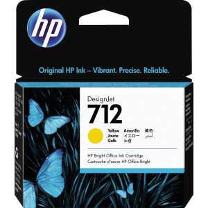 HP Tintenpatrone Originalzubehör 712 gelb 29ml