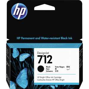 HP Tintenpatrone Originalzubehör 712 schwarz 38ml
