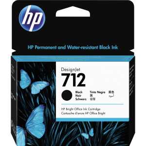 HP Tintenpatrone Originalzubehör 712 schwarz 80ml