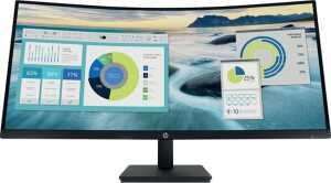 LCD/LED Monitor 21Y56AA, HP P34hcG4 WQHD-USB-C-Monitor mit Wölbung,