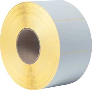 Einzeletikettenrolle, weiß, 102 x 74 mm, 2.940 Stück/Rolle, 4 Rollen