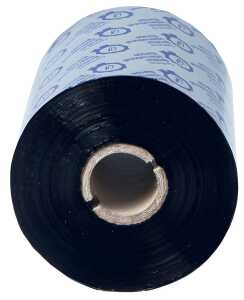 TJ-Transferbänder, Standard Wachs, 110mm/600m, schwarz,
