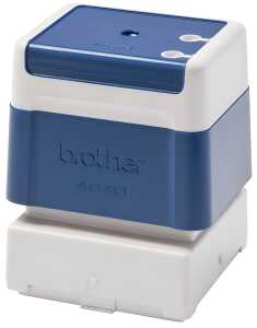 Stempel für StampCreator, 40 x 40 mm, für ca. 50.000 Abdrucke, blau