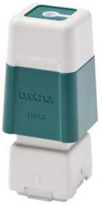 Stempel für StampCreator, 12x 12 mm, für ca. 50.000 Abdrucke, grün