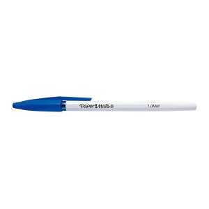 Kugelschreiber 045, mit Kappe, blau, Strichstärke M / 0,7 mm,