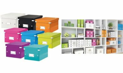 LEITZ Ablagebox Click & Store WOW, DIN A5, violett (80604362)