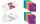 LEITZ Ordnungsmappe WOW, DIN A4, PP , 12 Fächer,pink-metallic