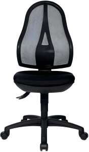 Drehstuhl Open Point SY, ohne Armlehne, schwarz/schwarz,