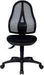 Drehstuhl Open Point SY, ohne Armlehne, schwarz/schwarz,