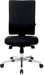 Bürostuhl Express Light Star 20, Alu/schwarz, ohne Armlehnen