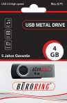 Speicherstick, USB 2.0 mit drehbarer Metall-Abdeckung...