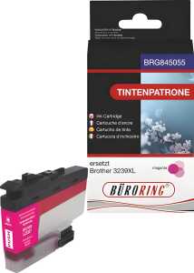 Tintenpatrone für Brother, ersetzt Brother LC3239XL M, 48 ml, magenta