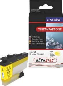 Tintenpatrone für Brother, ersetzt Brother LC3239XL Y, 48 ml, gelb