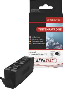 Tintenpatrone für Canon PIXMA, ersetzt Canon PGI-580XXLBK,