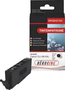 Tintenpatrone für Canon PIXMA, ersetzt Canon CLI581XXLBK,