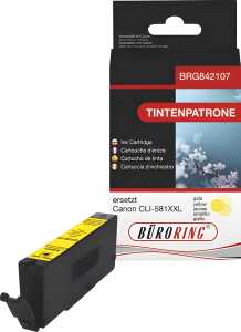 Tintenpatrone für Canon PIXMA, ersetzt Canon CLI581XXLY, 10,5 ml, gelb