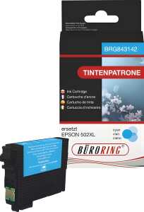 Tintenpatrone für Expression Premium, ersetzt Epson 502XLC, 11 ml cyan