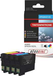 Multipack für Epson Expression Premium, ersetzt Epson 502XLBK/C/M/Y,