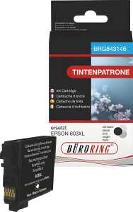Tintenpatrone für Expression Home, ersetzt Epson 603XLBK 12 ml schwarz