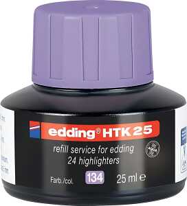 Edding Textmarker Nachfülltinte HTK 25 25 ml pastellviolett