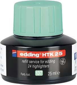 Edding Textmarker Nachfülltinte HTK 25 25 ml pastellgrün