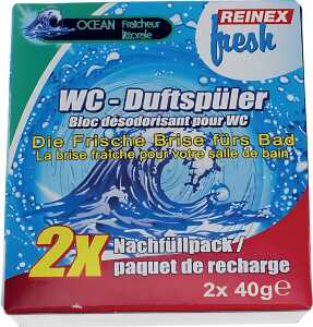 WC-Duftspüler Nachfüllung Ocean, 2er Pack, für Duftspüler