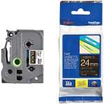 Schriftbandkassette, TZe-354, 24 mm / 8 m gold auf...