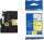 Schriftbandkassette, Flexi-Tape, TZe-FX621, 9 mm 8 m schwarz auf gelb