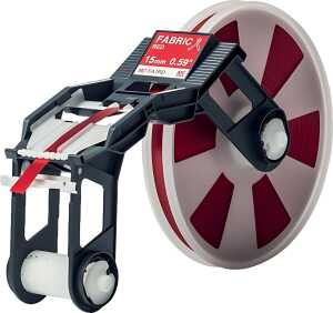 Textilfarbband, MC-FA1RD, 38 mm 300 m, rot, für Tape Creator TP-M5000N