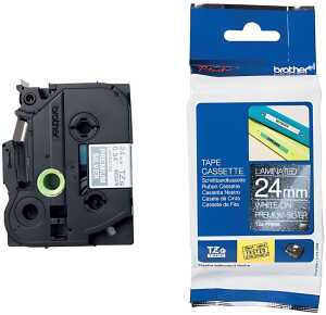 Schriftbandkassette, PR-955, 24 mm / 8 m schwarz auf glitzersilber