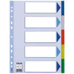 ESSELTE KunststoffRegister blanko A4 PP 5teilig (80152590)