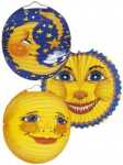 Lampion Sonne Mond sort. 4009775202516