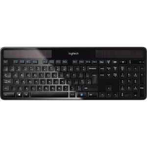 Logitech Tastatur K750 USB-A inkl. USB-Nano-Empfänger, schwarz
