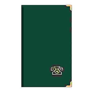 STY Telefon- Adressbuch mit Messingecke 20,5 x 13,0 cm