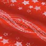SIGEL Weihnachts-Geschenkpapier- Fairy Lights rot/silber - 5 m x 700mm