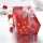 SIGEL Weihnachts-Geschenkpapier- Fairy Lights rot/silber - 5 m x 700mm