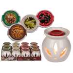 OOTB Weiße Aromalampe mit Duftmelts (Vanille Kiefer