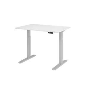 Schreibtisch elektr.höh weiß/sil 4032062182352