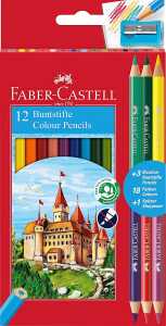 Faber Castell Farbstift ECO Bicolor 12+3
