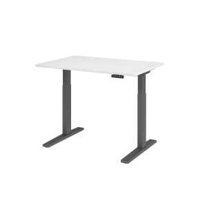 Schreibtisch Maße: 1.200 x 700-1.200 x 800 mm weiß