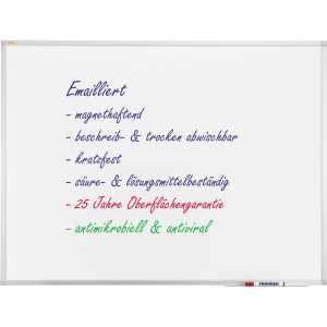 Schreibtafel 180x120cm weiß 4016946719797